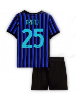 Inter Milan Manuel Akanji #25 Replika Hemmakläder Barn 2025-26 Kortärmad (+ byxor)